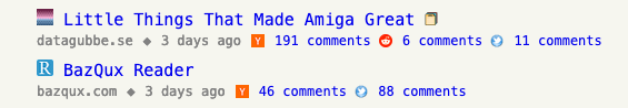 Intelligent links to discussions